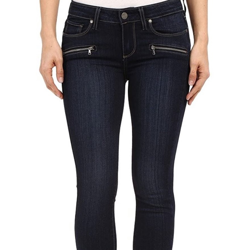 PAIGE Women's Jane Zip Crop Jeans-Hartmann